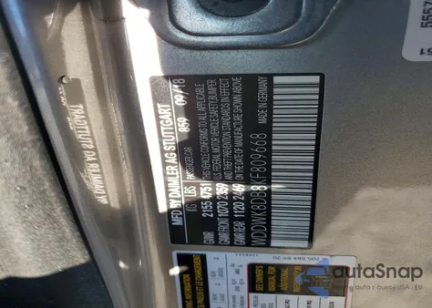 2019 Mercedes-Benz C 300 z USA, uszkodzony, nr VIN WDDWK8DB8KF809668